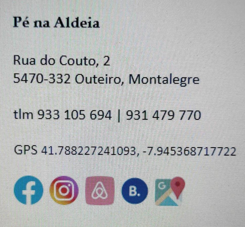 Pé na Aldeia Outeiro (Tras-Os-Montes) Exterior foto
